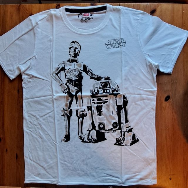 Maglietta Star Wars C-3PO R2-D2 XL