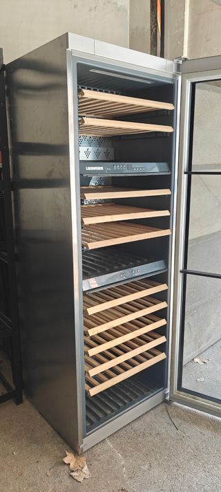 Vinoteca Liebherr Acero inoxidable