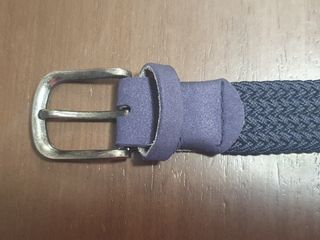 Cinturón elástico azul Boboli, talla 6.- Nuevo