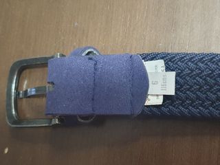 Cinturón elástico azul Boboli, talla 6.- Nuevo