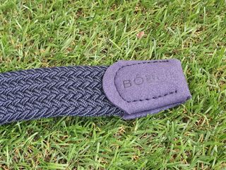 Cinturón elástico azul Boboli, talla 6.- Nuevo