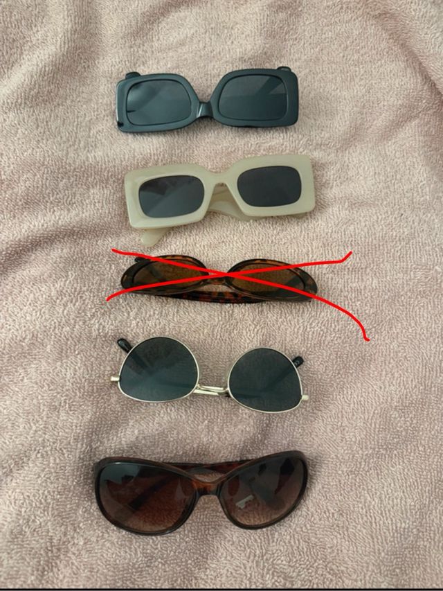 5e Gafas sol - varios estilos