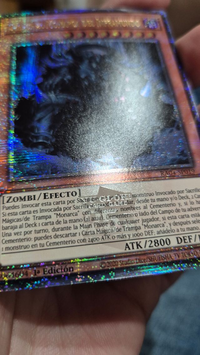 Carta Yu-Gi-Oh! Erebus el Monarca