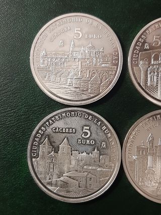Monedas de Plata de España. 
