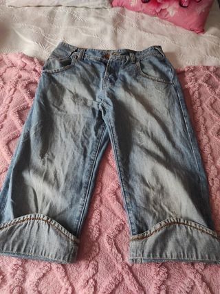 Jeans Spread cortos azules