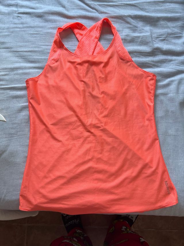 Camiseta deportiva DOMYOS naranja