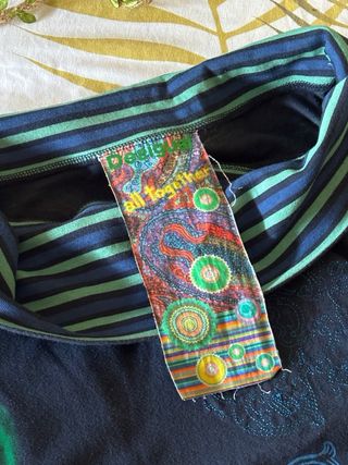 Falda Desigual multicolor estampada