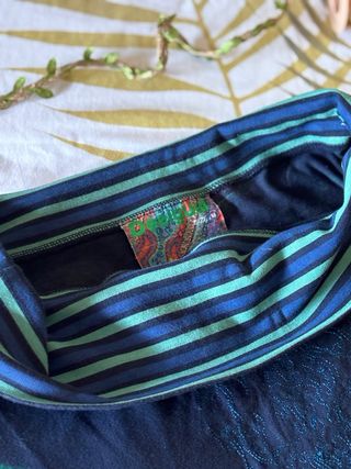 Falda Desigual multicolor estampada