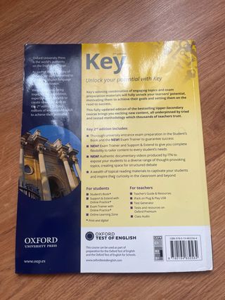 Key to Bachillerato 1. Student's Book. 2 Edition