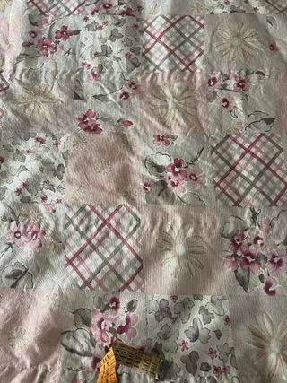 Estore Tela patchwork rosa bebé