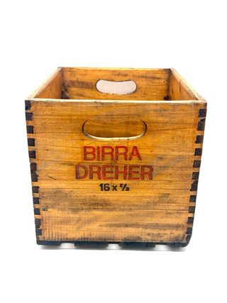 Cassetta Birra Dreher anni '70