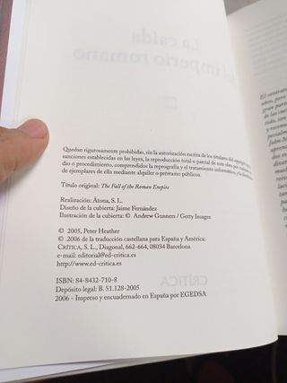 LA CAIDA DEL IMPERIO ROMANO (TdHª) (ZAPPC)