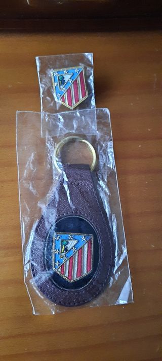 Llavero y Pin Atlético de Madrid
