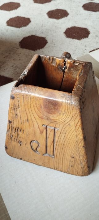 Jarra madera antigua - Decorativa