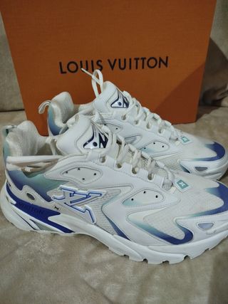 Zapatillas Louis Vuitton Runner Tatic - Azul y Bla
