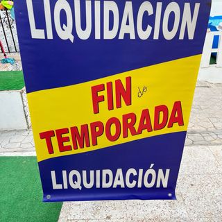 Cartel Liquidación Fin Temporada