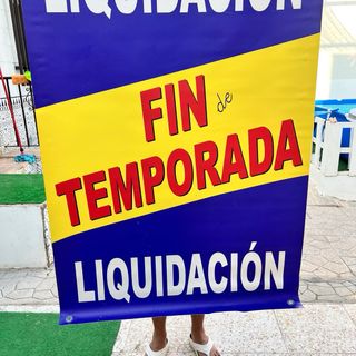Cartel Liquidación Fin Temporada