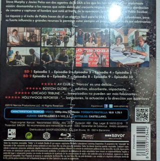 Narcos - Temporada 1 Blu-ray