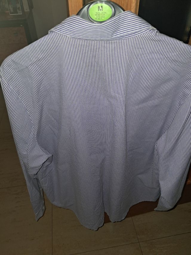 Camisa rayas azul-blanca