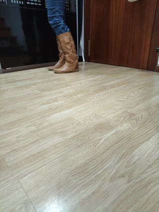 Botas boho marrones polipiel - 39