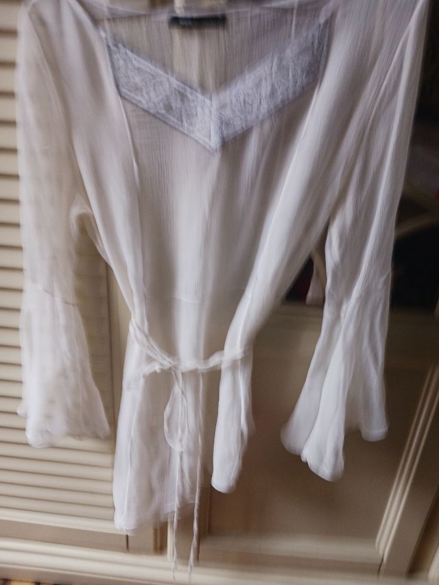 Blusa seta bianca - Made in Italy