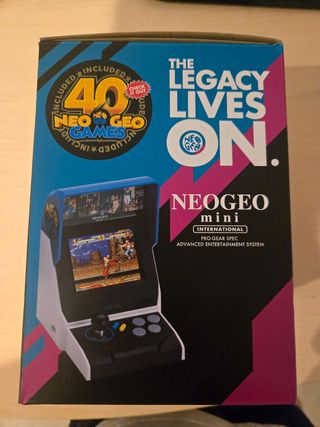 Neogeo mini SNK - Consola Retro Azul