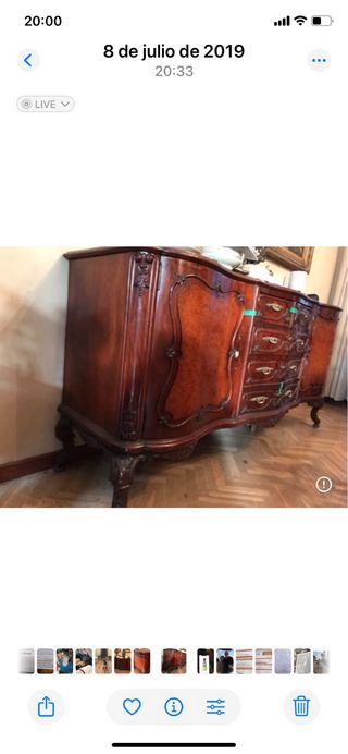 Aparador antiguo de madera