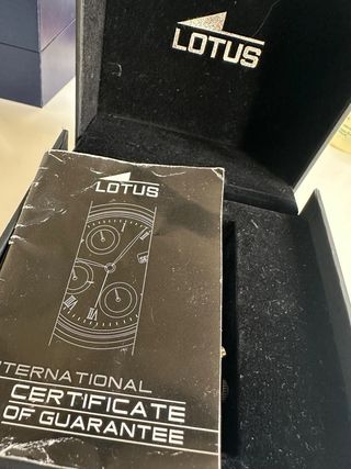 Reloj Lotus Cronografo Hombre Azul