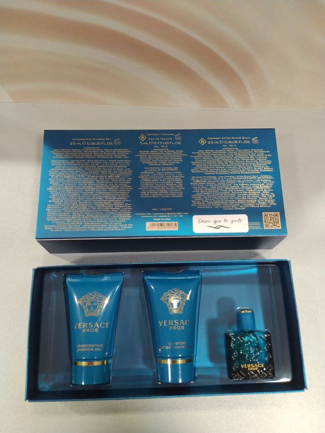 Versace Eros Set Miniatura - Eau de Toilette, Báls