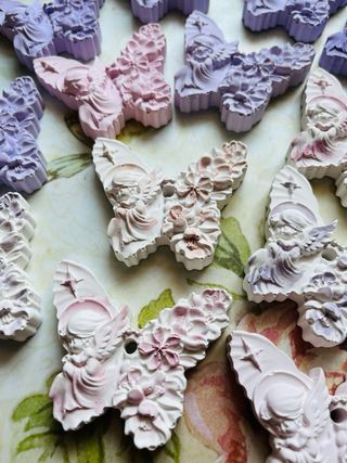 15 Farfalle Bomboniere lilla rosa