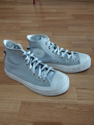 Converse grises altas