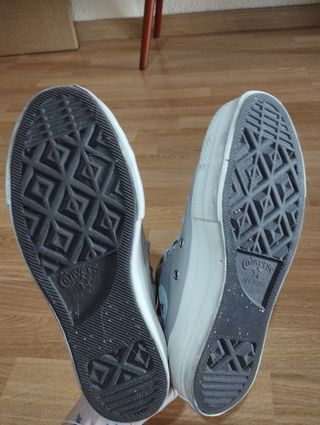 Converse grises altas