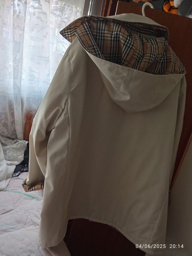 Cazadora beige ouyuexiu talla L