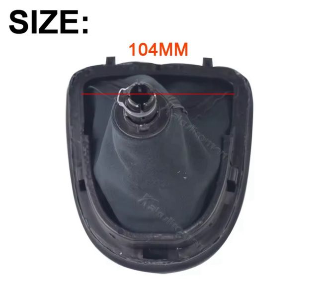 Pomo palanca cambios Seat Leon 5 vel costura roja