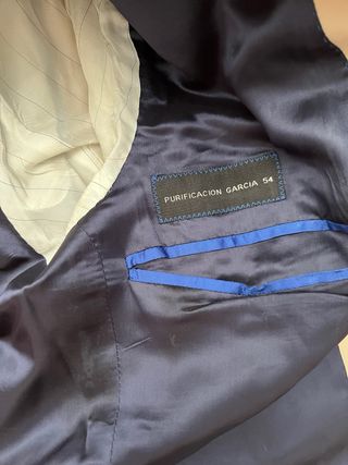 Traje completo hombre purificación García talla 54