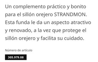 Funda sillón orejero beige