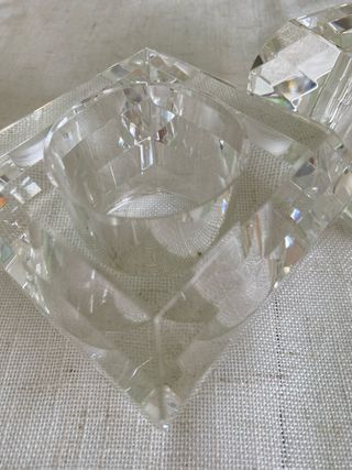 2 Portavelas cristal