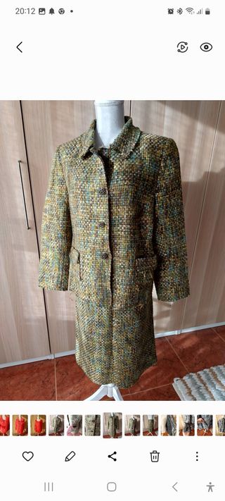 Traje chaqueta mujer - Verde oliva
