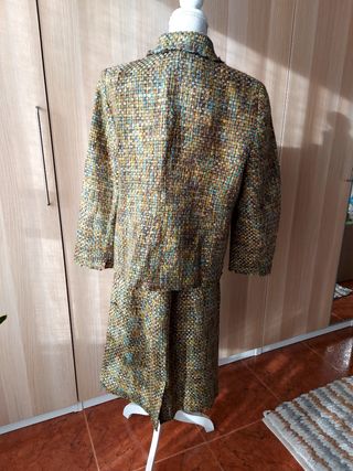 Traje chaqueta mujer - Verde oliva