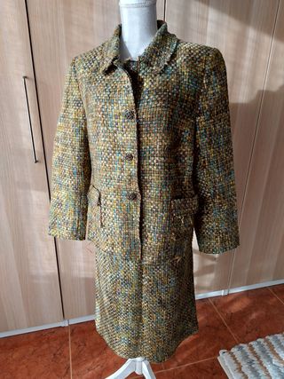 Traje chaqueta mujer - Verde oliva