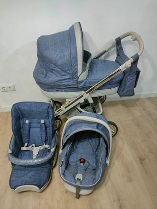 Carro Bebé Bebecar Ip-Op Denim