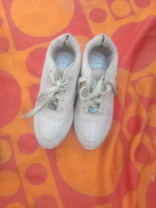 Sandalias beige mujer talla 38 mas zapatillas 
