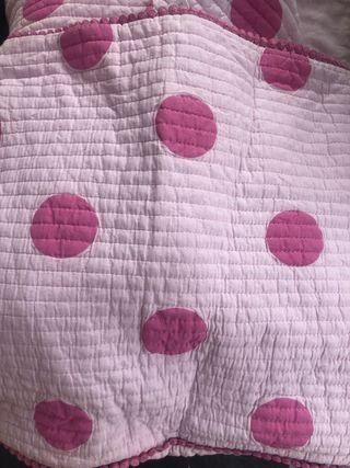 Edredón decorativo Zara Home - Rosa