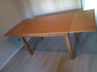 Mesa comedor extensible madera