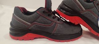 Zapatos seguridad Ratio - Gris/Rojo