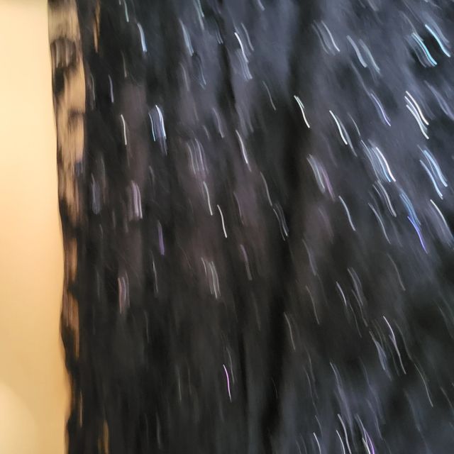 Traje madrina negro lentejuelas