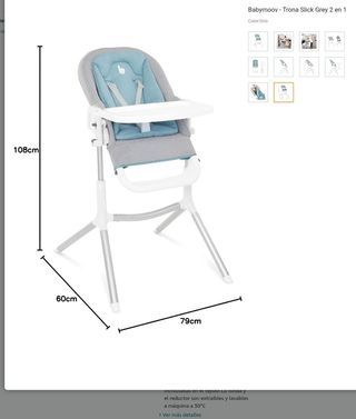 Trona evolutiva bebé.