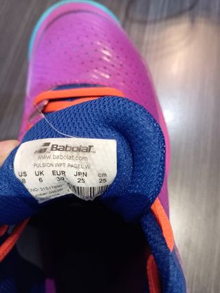 Zapatillas pádel mujer - Azul y Rosa