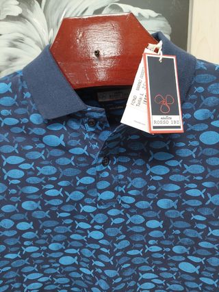 Polo Rosso Ibz azul - Talla Xl