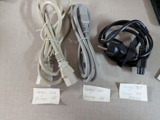 Cable IEC C13, alargadera y macho